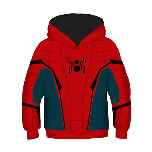 WYPAN Universo Paralelo Anime-Z_145cm-155cm [L] Hombres 3D Impresión Hoodie Decon Bolsillo Grande