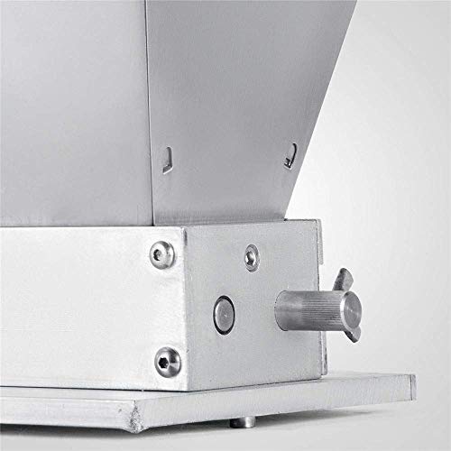 WYZXR Trituradora de Granos eléctrica Molino de 2 Rodillos Homebrew 40PRM Trituradora de Malta con tolva de 11 Libras para molienda de Granos de Cebada (eléctrica)