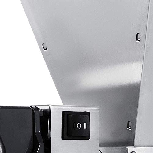 WYZXR Trituradora de Granos eléctrica Molino de 2 Rodillos Homebrew 40PRM Trituradora de Malta con tolva de 11 Libras para molienda de Granos de Cebada (eléctrica)