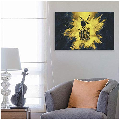 wzgsffs Marco Reus Poster Lienzo Arte de la Pared Decoración Impresiones para Living Kid Room Home Dormitorio Decoración Pintura Imagen decorativa-20X30 Pulgadas sin Marco