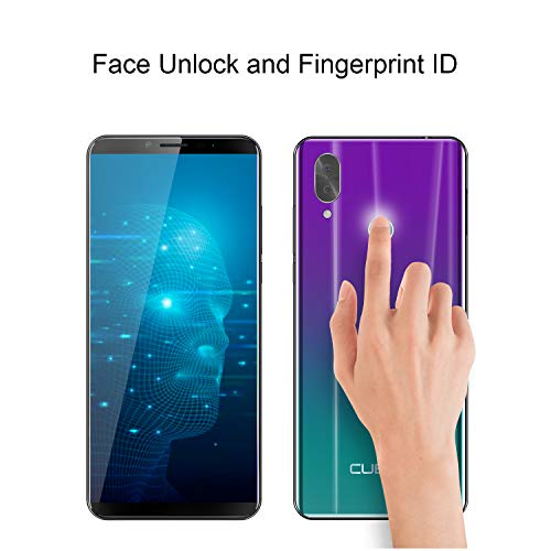 X19 CUBOT 4G Smartphone Libre 2019 Android 9.0 Teléfono móvil sin contactos 5,93 Pulgadas FHD+(2160x1080px) Dual Sim 64GB ROM 4GB RAM Dual Cámara Octa-Core Procesador WiFi GPS 4000mAh Negro