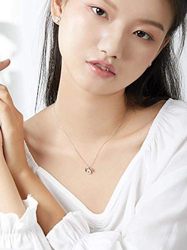 Xianglsp Co.,ltd Collar Collar Perfume Colgante Collar Mujer Plata De Ley 925 Simple Hipoalergénico Premium Sense Clavicle Chain Light Accesorios De Nicho