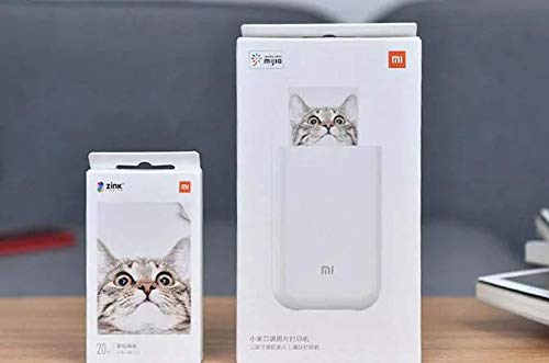 Xiaomi - Impresora fotográfica portátil 300 PPP Pocket Mini AR con DIY Share 500 mAh
