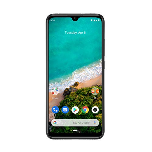 Xiaomi Mi A3 – Android One, AMOLED de 6,088" (Cámara frontal de 32 MP, trasera de 48 + 8 + 2 MP，4030 mAh, Jack de 3,5 mm, Qualcomm Snapdragon 665 2,0 GHz, 4 + 64 GB) Color Grisáceo [Versión española]