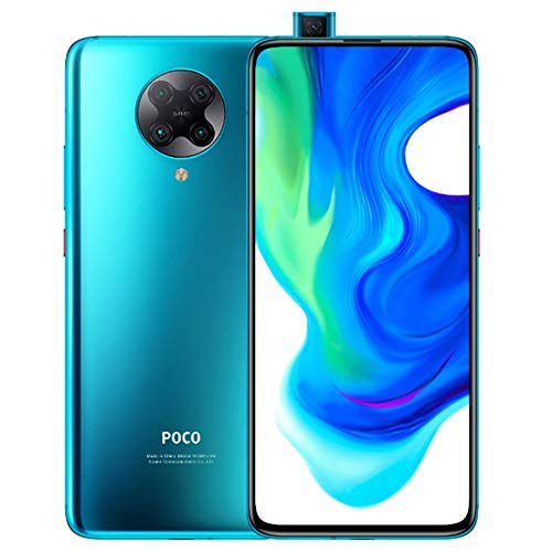 Xiaomi Poco F2 Pro - Smartphone de 6.67" (5 G Super AMOLED Screen, 1082 x 2400 pixels, Qualcomm SM 8250 Snapdragon 865, 4700 mAh, Quad Camera, 8 K Video, 6 GB/128 GB RAM), Neon Blue [EU version]