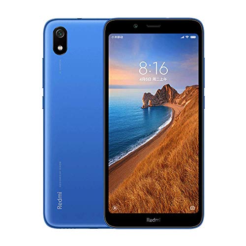 Xiaomi Redmi 7A Smartphone,2GB RAM 32GB ROM Dual SIM 5.45 '' Pantalla Completa HD, Qualcomm Snapdragon SDM439 Octa-Core Procesador,Fuente Grande,Cámara Trasera de 13MP Cámara Frontal de 5MP (Azul)