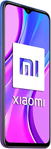 Xiaomi Redmi 9 - Smartphone con Pantalla FHD+ de 6.53" DotDisplay, 4 GB y 64 GB, Cámara cuádruple de 13 MP con IA, MediaTek Helio G80, Batería de 5020 mAh, 18 W de Carga rápida, Púrpura