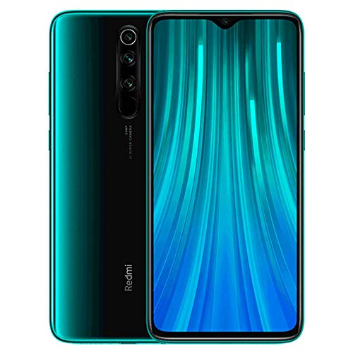 Xiaomi Redmi Note 8 Pro - Smartphone de 6.53" FHD+ (6 GB RAM, 128 GB ROM, cámara cuádruple de 64 MP, MTK Helio G90T, 4G, bateria de 4500 mAh) Forest Green [EU Version]