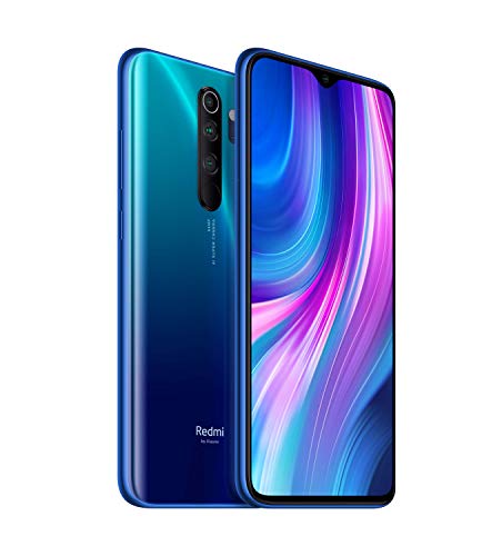 Xiaomi Redmi Note 8 Pro - Smartphone de 6.53" FHD+ (6 GB RAM, 64 GB ROM, cámara cuádruple de 64 MP, MTK Helio G90T, 4G, batería de 4500 mAh) Ocean Blue [Versión española]