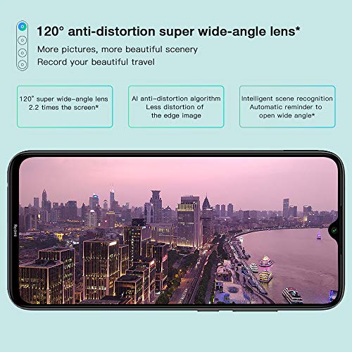 Xiaomi Redmi Note 8 Smartphone,4GB 64GB Mobilephone,Pantalla Completa de 6.3 ”,Procesador Snapdragon 665 Octa Core,Quad Cámara(48MP + 8MP + 2MP + 2MP) Versión Global(Negro)