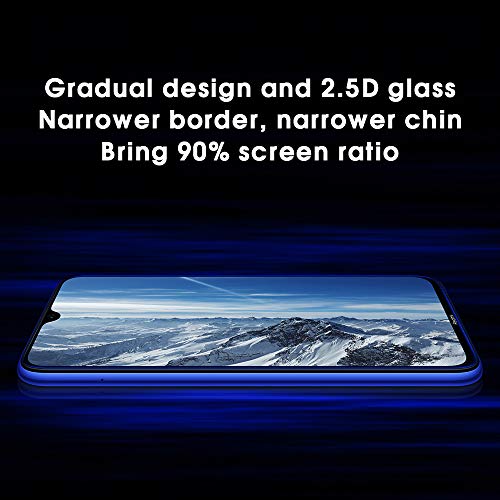 Xiaomi Redmi Note 8 Teléfono 4GB RAM + 128GB ROM, Pantalla Completa de 6.3”, Procesador Snapdragon 665 Octa-Core, 13MP Frontal y 48MP AI Cuatro Cámara Trasera Móviles Versión Global (Azul).