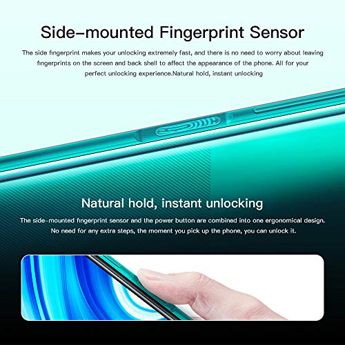 Xiaomi Redmi Note 9 Pro Smartphone, 6GB RAM 128GB ROM, Pantalla de Puntos de 6.67", Procesador Qualcomm Snapdragon 720G, Cámara Cuádruple AI (64MP + 8MP + 5MP + 2MP) Versión Global (Verde)