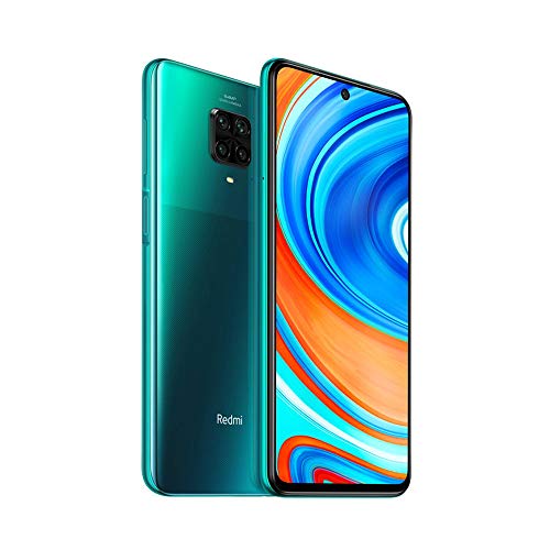 Xiaomi Redmi Note 9 Pro - Smartphone con pantalla FHD+ 6.67" DotDisplay (6 GB+128 GB, cámara cuádruple 64 MP con IA, SnapdragonTM 720G, batería 5020 mAh) Verde [European Version]