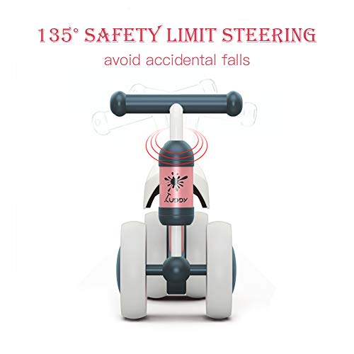 XIAPIA Bicicleta sin Pedales para Niños, Bicicleta Bebe 1 Año Bicicleta Equilibrio 1 Año Bicicleta Infantil sin Pedales de Forma Animal Lindo de Regalo Favorito del Niño (Rosa)