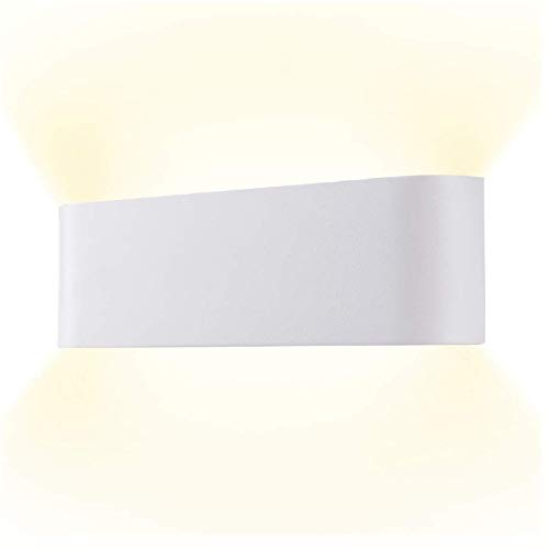 XIARU-12W LED Lámpara de pared Interior,Moderna Apliques de Pared,Moda Agradable Luz de Ambiente ,perfecto para Lámpara de Decoración para, AC85-265V, Longitud 28.5cm,Blanco Cálido