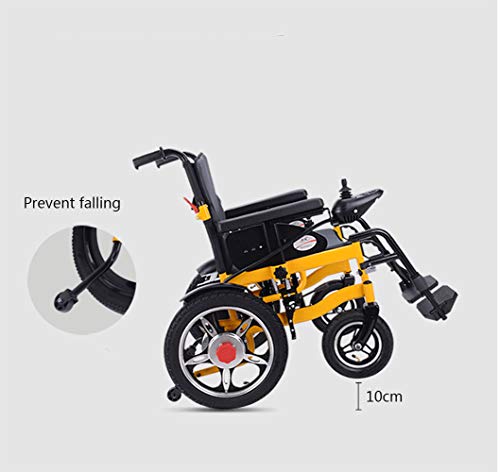 XINTONGDA Silla de Ruedas eléctrica Plegable para discapacitados Carro Plegable Antiguo Deshabilitado Scooter Capacidad de acción compensatoria