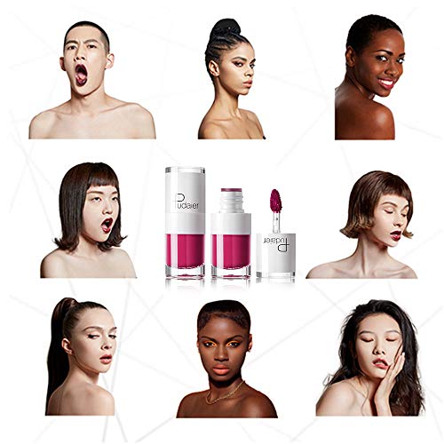 Xiton 1PC Barra de labios mate resistente al agua y dura más tiempo brillo de labios Copa antiadherente líquido del lápiz labial maquillaje hidratante labios altos pigmentadas Lip Stains (E517)