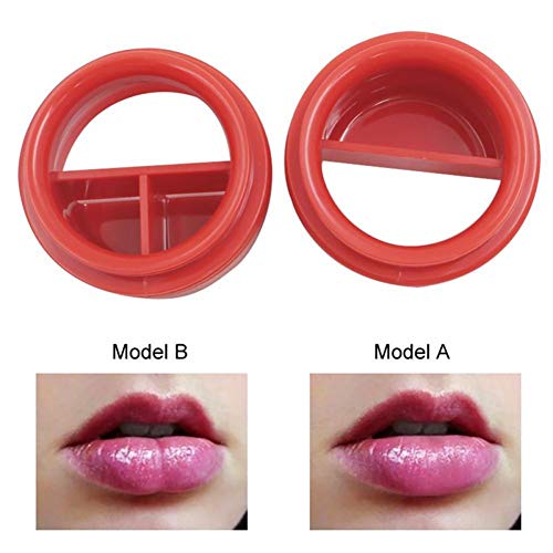 Xiton silicona Labios 1 pieza herramienta Enhancer voluminizador de labios los labios atractivos Plumper tomate en forma de labio Enhancer la herramienta completa Labio grueso labio(modelo A)