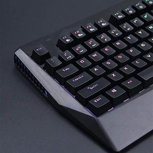 XIUYU Eje de Infrarrojos Eje Ordenador del Juego Teclado mecánico de Juego de programación de macros dedicada Eje Verde