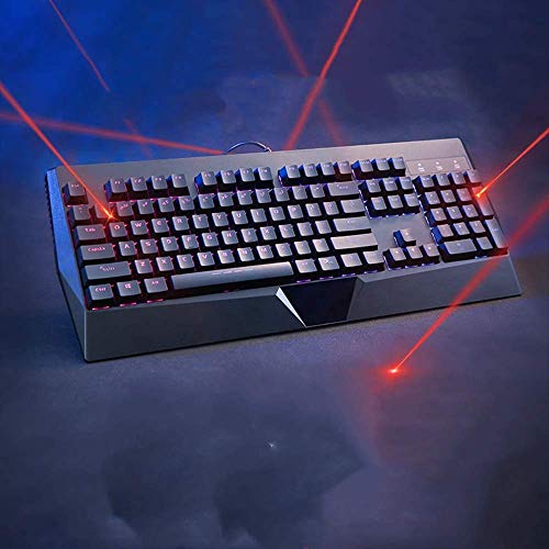 XIUYU Eje de Infrarrojos Eje Ordenador del Juego Teclado mecánico de Juego de programación de macros dedicada Eje Verde