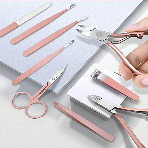 XMBT Alicates De Uñas Gruesas Y Lima De Uñas para Hombres O Personas Mayores,Cuidado De Uñas para Mujeres Y Hombres Cuidado De Uñas Suave Y Seguro Secador De Esmalte De Uñas Integrado Cortauñas Uñas