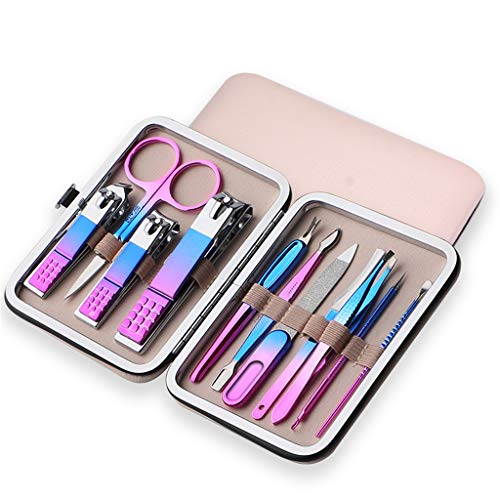 XMBT Cortadora De Uñas Encarnadas,Tijeras De Uñas Rectas Extra Fuertes Kit De Manicura De Hardware Gentlemans Cortaúñas De Uñas Y Uñas De Los Pies Set Set De Manicura Set De Cortaúñas Lima De Uñas