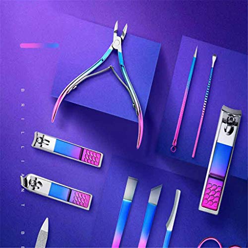 XMBT Cortadora De Uñas Encarnadas,Tijeras De Uñas Rectas Extra Fuertes Kit De Manicura De Hardware Gentlemans Cortaúñas De Uñas Y Uñas De Los Pies Set Set De Manicura Set De Cortaúñas Lima De Uñas