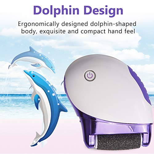 Xnuoyo Lima eléctrica pies, Manicura, Profesional Lima Durezas Pies Recargable Aparato, Eliminar Callos y Durezas Pies Pedicura Lima Pies con 7 Recambios 2 Velocidades Pedicura Electrico Pies