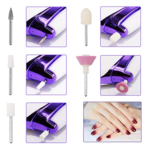 Xnuoyo Lima eléctrica pies, Manicura, Profesional Lima Durezas Pies Recargable Aparato, Eliminar Callos y Durezas Pies Pedicura Lima Pies con 7 Recambios 2 Velocidades Pedicura Electrico Pies