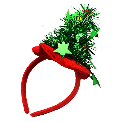 XONOR 2 Piezas de arbol de Navidad Diademas Fiesta de Disfraces Fiesta de fantasía Novedad Accesorio