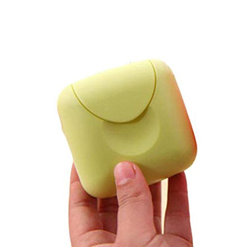 Xrten Jabonera de Viaje,2pcs Cuadrado pequeño jabonera Caja para el Hogar, Baño, Senderismo, Viajar, Acampar y Otras Actividades al Aire