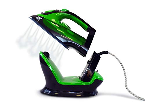 XSQUO Useful Tech Plancha DE Vapor 2 EN 1 INALAMBRICA O con Cable 2.200W Suela CERÁMICA. Vapor Vertical Y Horizontal. AIRVAPORE Plus