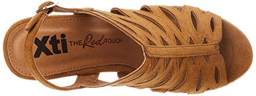 XTI 44039.0, Sandalias con Plataforma para Mujer, Marrón (Camel Camel), 38 EU