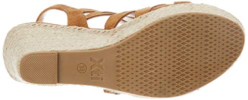 XTI 44039.0, Sandalias con Plataforma para Mujer, Marrón (Camel Camel), 38 EU