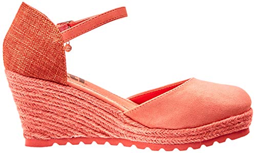 XTI 48941, Sandalias con Plataforma para Mujer, Azul (Coral Coral), 37 EU