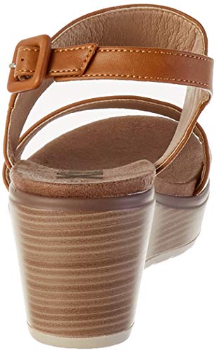 XTI 49866.0, Sandalias con Plataforma para Mujer, Marrón (Camel Camel), 39 EU
