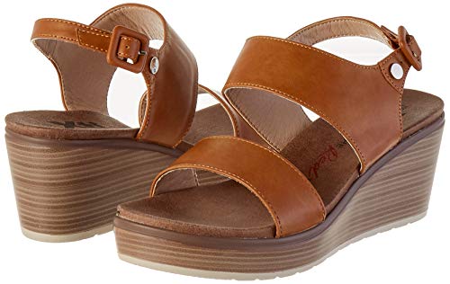 XTI 49866.0, Sandalias con Plataforma para Mujer, Marrón (Camel Camel), 39 EU
