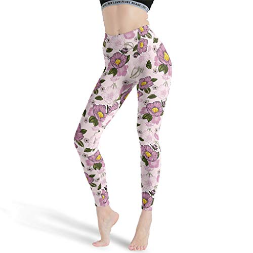 Xuanwuyi - Pantalones de deporte de gimnasio ultraligeros, ultra suaves, de compresión elástica en 4 direcciones, pantalones de yoga, color blanco, tamaño S