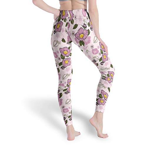 Xuanwuyi - Pantalones de deporte de gimnasio ultraligeros, ultra suaves, de compresión elástica en 4 direcciones, pantalones de yoga, color blanco, tamaño S