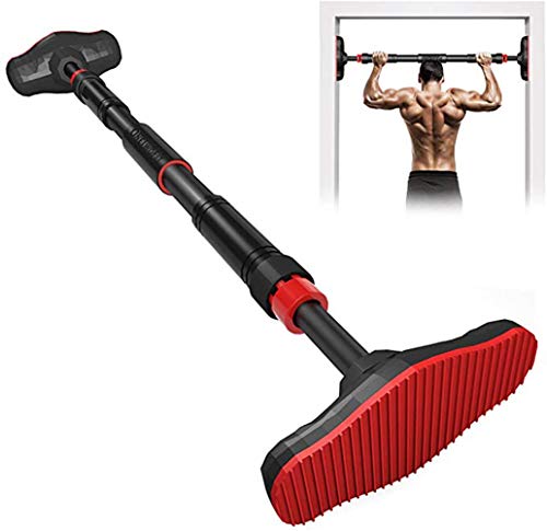 XUDREZ - Barra de puerta ajustable para barbilla, perfecta para flexiones, barbillas y brazos, ejercicios de hombro, aproximadamente hasta 180 kg (140-180 cm)