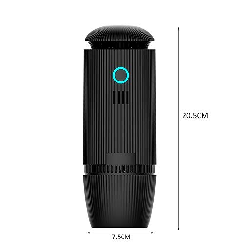 XUMI Humidificador Purificador de Aire del Coche Aceite Esencial de Aroma Ultrasónico Purificador de Iones Negativos Mini Ambientador Humidificador de Aire USB