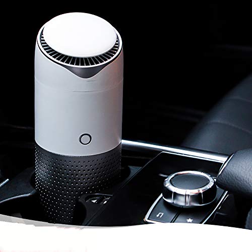 XUMI Purificador de Aire de Coche, Barra de OxíGeno Luz Led Decoración Interior de Coche Purificador de Aire Negativo Accesorios