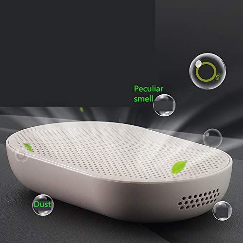 XUMI Purificador de Aire de Coche PM2.5 Formaldehído Eliminación de Desodorización Ionizador de Aire Humidificador Accesorios de Interior de Coche Blanco