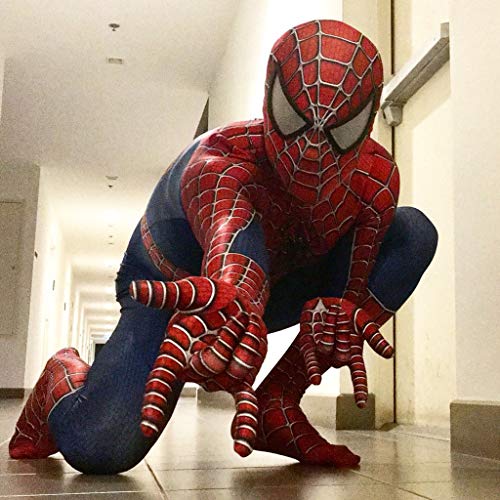 XXW nuevo traje de Spiderman 3D impreso Lycra Spandex adulto traje de hombre araña para la mascota de Halloween Cosplay