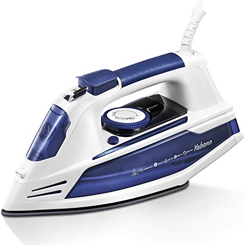 Yabano Plancha de Vapor 2400W, 320g Golpe de Vapor, Vapor Continuo 180 g/min, Suela de Cerámica, 400 ml, 2.5m