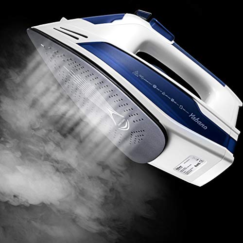 Yabano Plancha de Vapor 2400W, 320g Golpe de Vapor, Vapor Continuo 180 g/min, Suela de Cerámica, 400 ml, 2.5m