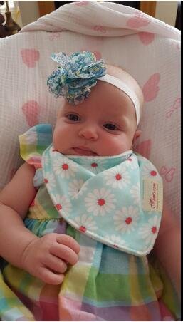 Yafane 6 x Baberos del Bebé Algodón Babero Bandana Absorbente para Niñas Recien Nacido