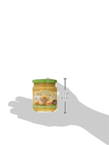 Yammy, Potito Ecológico de Pollo (Batata, Pollo de Corral, Arroz Integral) - 12 tarritos de 195 gr. - 100% natural / 100% ecológico