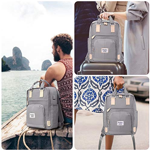 YAMTION Mochilas Niña Mochila Mujer Mochilas Escolares Chica Mochila Portátil 15,6" para Universidad,Mochila para PC con USB,Bolsa de Escuela para Hombres