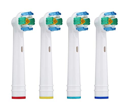 Yanaboo 16 cabezales de repuesto para cepillos de dientes eléctricos Braun Oral B, incluye Precision Clean, Floss Action, Cross Action, 3D white